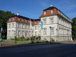 Neustadt-Glewe, neues Schloss, barocke zweigeschossige Dreifl�gelanlage mit Ehrenhof, erbaut von 1618 bis 1719 (21.06.2026)