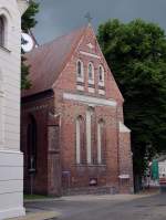 Ostgiebel der Stadtkirche Wittenburg; 24.06.2013  