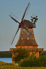 Im Jahre 1863 wurde diese Windmühle auf einer Anhöhe außerhalb der Stadt Goldberg beim Goldberger See gebaut.