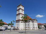 Neustrelitz, evangelische Stadtkirche, erbaut von 1768 bis 1778 durch den Hofarzt Johann Christian Wilhelm Verpoorten (27.05.2026)