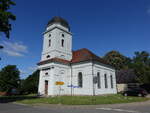 R�dlin, evangelische Kirche, sp�tgotische Feldsteinkirche, erbaut von 15.