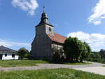Thurow, evangelische Kirche, Fachwerkkirche von 1754 (27.05.2026)