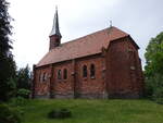 Drosedow, evangelische Kirche, Backsteinbau von 1882 (29.05.2026)