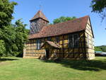 L�rz, evangelische Kirche, Fachwerkkirche von 1724 (30.05.2026)