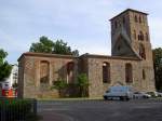 Friedland, Ruine der Nikolai Kirche, erbaut im 13.