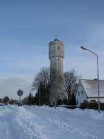 Grevesmhlen; Wasserturm in der Wismarsche Strae, 30.01.2010