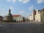 Zentraler Platz in Wismar im Mai 2013