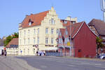 Am Hafen in der Hansestadt Schwerin.