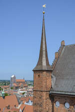 Schwerin - Aussich vom Turm der Georgenkirche.