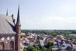 Schwerin - Blick vom Turm der Georgenkirche in sdlicher Richtung.