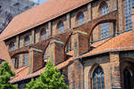 Hansestadt Wismar - Strebebgen der Nikolaikirche.