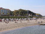 Blick von der Seebrcke auf Khlungsborn am 23 September 2020.