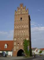 Anklam, Steintor, Stadttor mit Staffelgiebel aus dem 13.