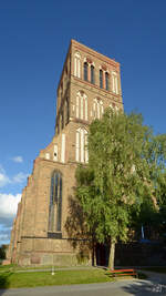 Die Nikolaikirche in Anklam entstand im Zeitraum um 1280 bis zum Ende des 14.