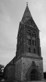 Der Westturm der Gtzkower Nikolaikirche stammt aus dem 14.