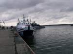 Blick auf den Hafen in Peenemnde /(Gedenksttte)