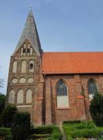 Poseritz, Backstein Dorfkirche St.