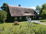 Altes Bauernhaus das gleichzeitig das Heimatmuseum von Gingst ist.Aufgenommen am 15.Juni 2014.