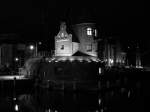 Lotsenhaus im Stralsunder Hafen bei Nacht 15.12.2007