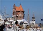 Filmkulisse - Die Lotsenstation von Stralsund im Jahre 1945.