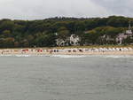 Blick in Richtung Strand / Stadt von Binz am 25.