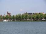 Schwerin; Pfaffenteich, Blick herber zum Westufer.