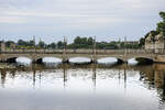 Die Schlossbrcke in Schwerin.