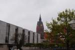 Im Rintergrund ist die Markkirche von Hannover zu sehen am 26.04.10.