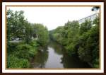 Blick auf den Fluss Leine in Hannover, am 26.07.2010