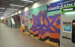 Grafftikunst in der U-Bahn-Station  Sedanstrae Lister Meilem der stra im Hannover.