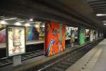 Grafftikunst in der U-Bahn-Station  Sedanstrae Lister Meilem der stra im Hannover.