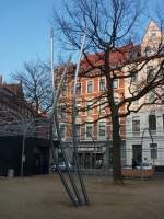 Ein Lichtbogen am Welfenplatz in Hannover, am 01.03.2011.