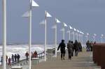 Die Strandpromenade in Norderney.