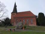 Staffhorst, evangelische Kirche, Backsteinkirche erbaut von 1777 bis 1778 (23.03.2026)