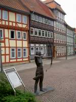 Duderstadt, Fachwerkhuser in der Marktstrae (21.05.2011)