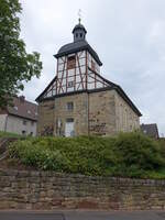 Benterode, evangelische Dorfkirche, erbaut 1787 (31.08.2021)