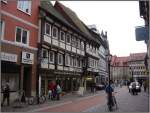 Die Johannisstrae in der Innenstadt von Gttingen.