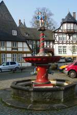 Goslar, Brunnen am Frankenberger Platz (04.04.2009)