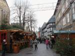 Weihnachtsmarkt in der Altstadt von Goslar am 22.
