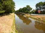 Nordhorn, am Ems-Vechte-Kanal im Stadteil Stadtflur