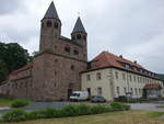 Kloster Bursfelde, ehemalige Benediktinerabtei, gestiftet 1093 von Graf Heinrich dem Reichen, heute geistliches Zentrum der Landeskirche Hannover (06.06.2019)