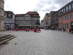 Hameln, historische Fachwerkhuser am Pferdemarkt (06.10.2021)