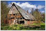 Verfallene Wassermhle Holm-Seppensen, bei Buchholz in der Nordheide, Mai 2103.