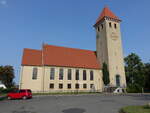 Bddenstedt, evangelische Martin Luther Kirche, erbaut 1955 (09.08.2025)