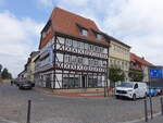 Sch�ningen, Fachwerkhaus am Marktplatz (16.08.2025)