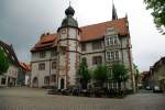 Alfeld / Leine, Rathaus am Marktplatz, erbaut von 1584 bis 1586 mit schnen   Zirgiebel, Kreis Hildesheim (11.05.2010)