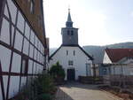 Pegestorf, evangelische Dorfkirche, erbaut 1749 (30.09.2023)