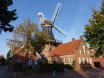 Ditzum, Windmühle, erbaut 1769 durch den Jemgumer Müller Conrad Kreling (10.10.2021)