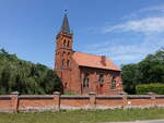 Lomitz, evangelische Kirche, erbaut 1879 (20.06.2026)