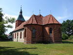 Prezelle, evangelische Patronatskirche, erbaut 1752 durch Graf von Bernstorff (20.06.2026)